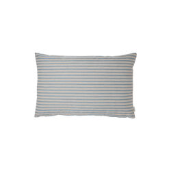 Outdoor Fine Stripe Cushion, blue, Compliments