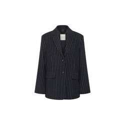 SomayaPW Blazer, navy pinstripe, Part Two