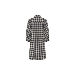 EleinaPW Dress, dark navy check, Part Two