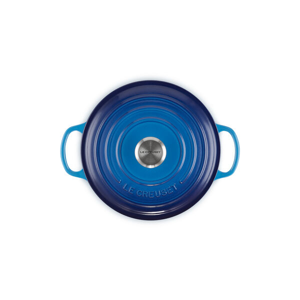 Signature Round Pot Ø 20 cm, azure blue, Le Creuset