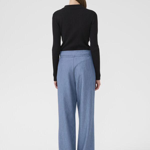 KBRo Solid Pants, coronet blue, Karen by Simonsen