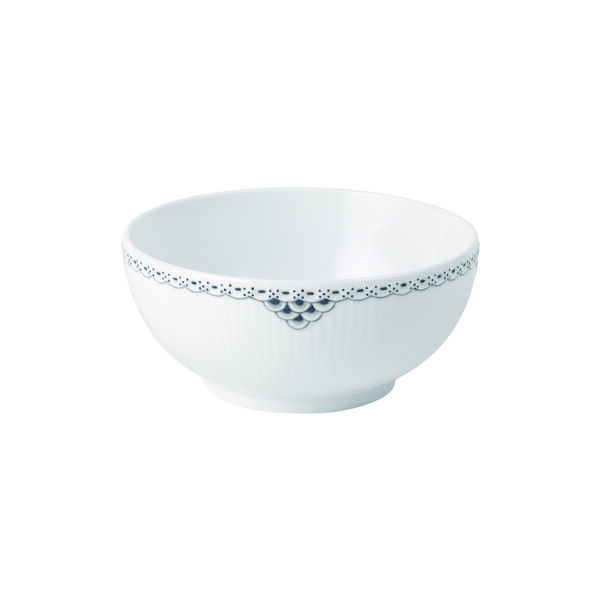 Black Fluted Lace bowl 73 cl, Royal Copenhagen