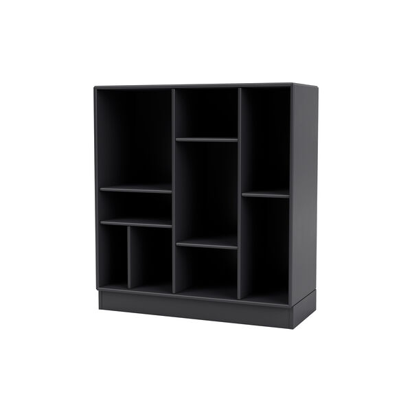 Montana 1613 Shelf with Wheels, 04 anthracite/black, Montana Furniture
