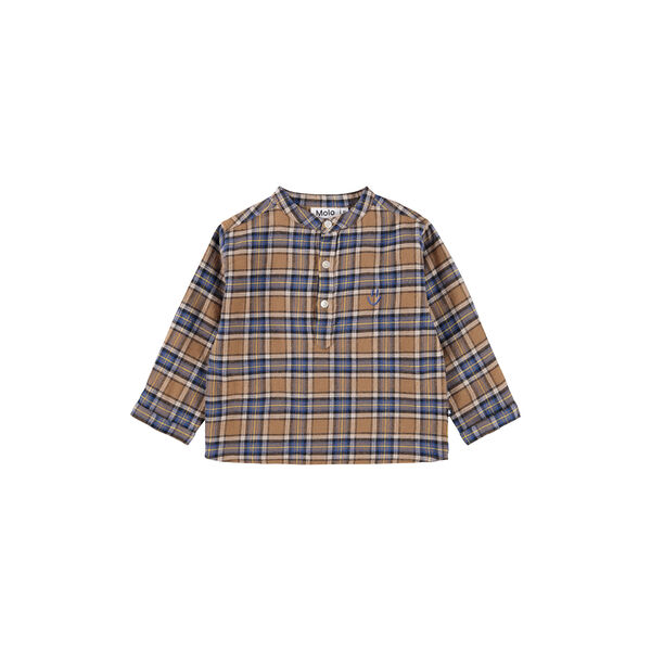 Enoz Shirt, fawn check, Molo