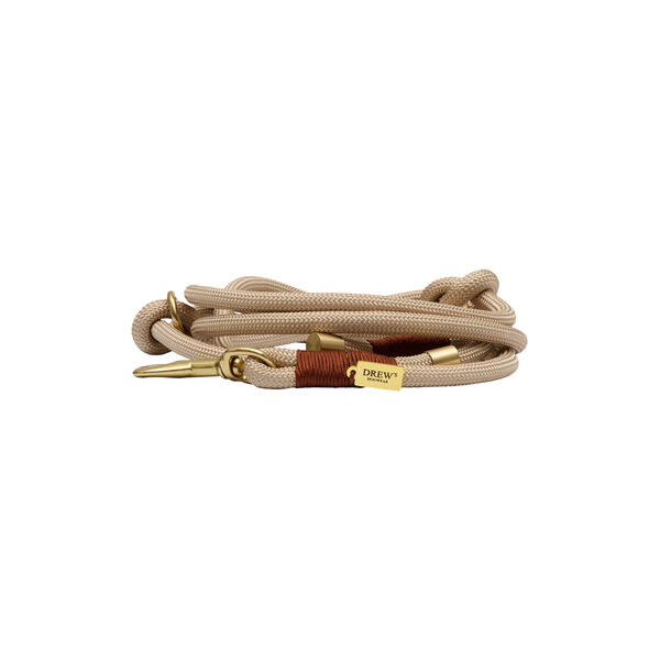 Adjustable and soft line puppy, chailatte, Drew's Dogwear