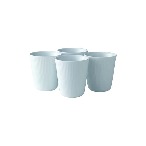White Fluted Thermal Mug 29 cl, 4 pcs White Fluted Thermal Mug 29 cl, 4 pcs, Royal Copenhagen