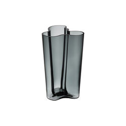Alvar Aalto Vase 25 cm, dark grey, Iittala