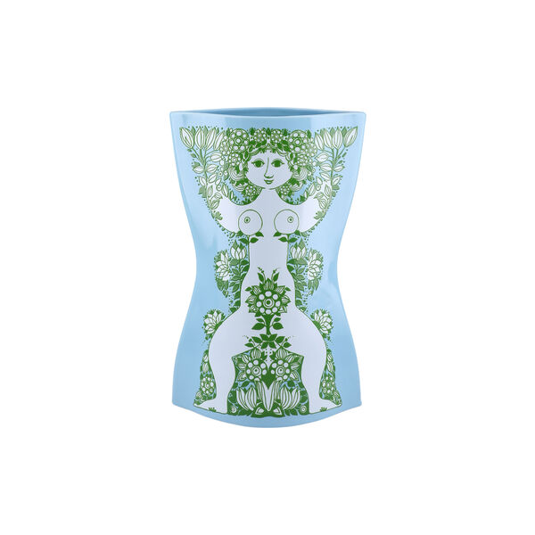 Nina Vase, light blue/green, Bj&oslash;rn Wiinblad