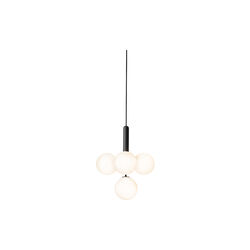 Miira 4 Pendant, rock grey/opal white, Nuura