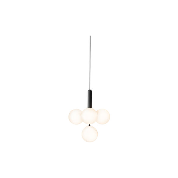 Miira 4 Pendant, rock grey/opal white, Nuura