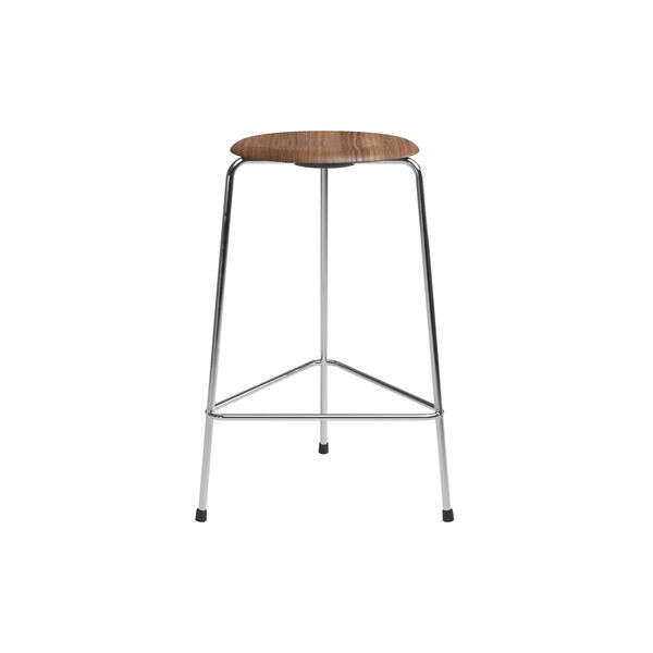 Hight Dot&trade; Counter Chair, lacquered walnut, Fritz Hansen