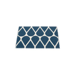 Otis Plastic Rug, ocean blue/vanilla, Pappelina