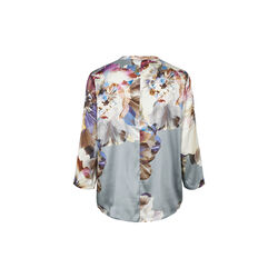 Silky Bali blouse, metal grey, PBO