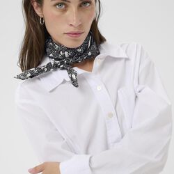 PhiPW Scarf, dark navy fragile print, Part Two