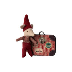 Baby Christmas Mouse in Suitcase, Maileg
