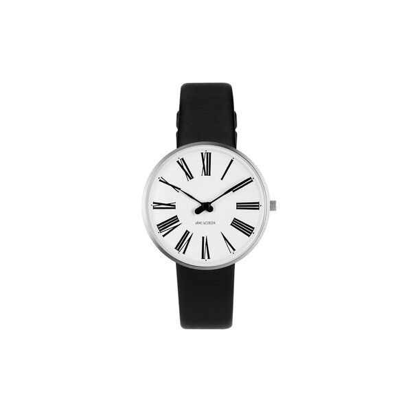 Roman Wrist Watch, white/steel/black Roman Wrist Watch, white/steel/black, Arne Jacobsen Watches