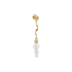 Twirl Pearl Stud, The Earring Shop