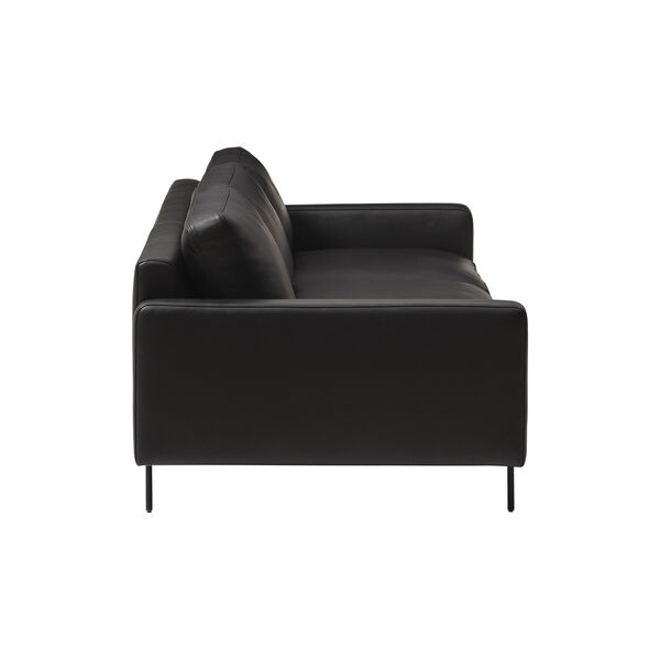 Edge V1 3-seater Sofa, faith black, Wendelbo