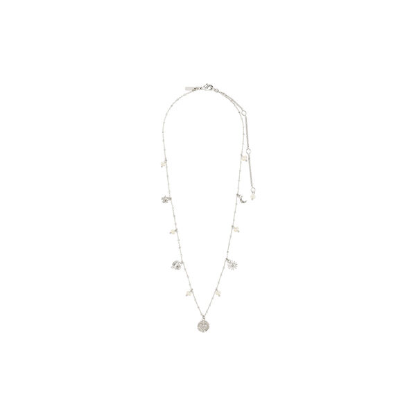 MYLAN necklace, silver plated, Pilgrim