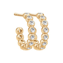 Grace Mini Hoops, gold plated, Julie Sandlau