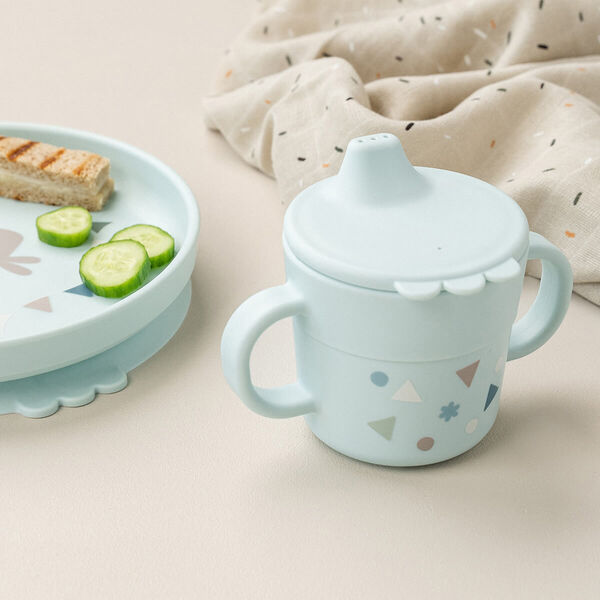 Celebration Foodie Dinner Set w/ Suction, blue, Done by Deer