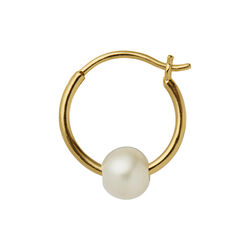 Big Pearl Berrie Hoop Single, gold, Stine A Jewelry