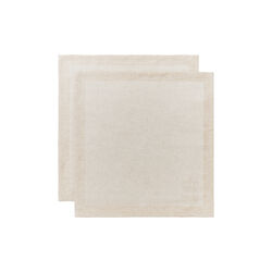 Waves Napkin 2 pcs, white, Royal Copenhagen