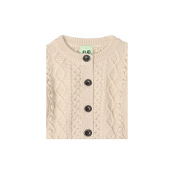 Baby Aran Cardigan, ecru, FUB