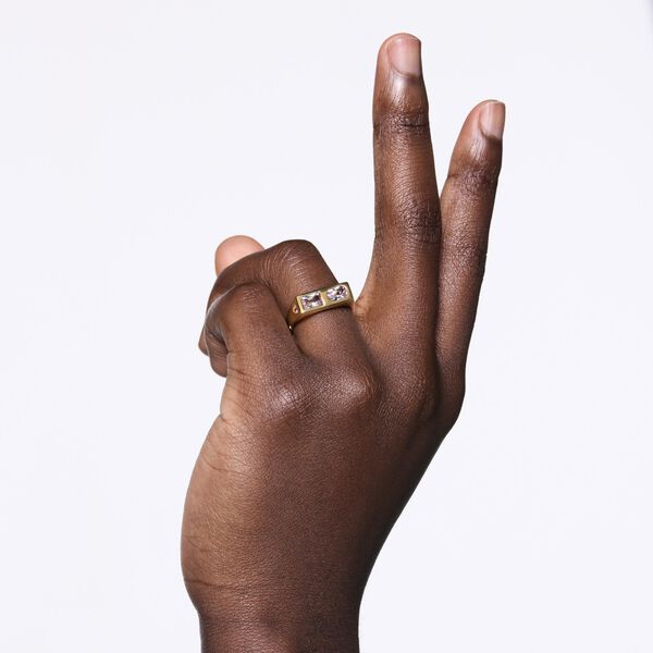 Us Three Signet Ring, gold Us Three Signet Ring, gold, Maria Black