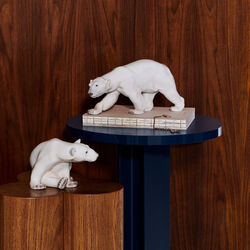 Polar Bear Sitting, Royal Copenhagen