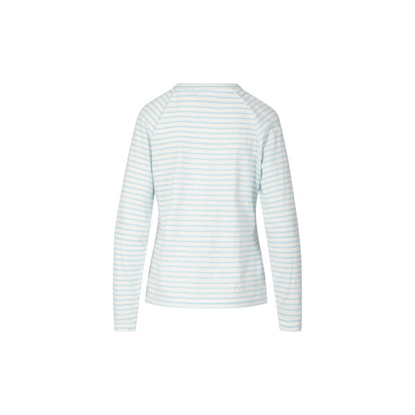 SILLA stripe longsleeved t-shirt - Mid sleeve, light blue/white stripe, Coster Copenhagen