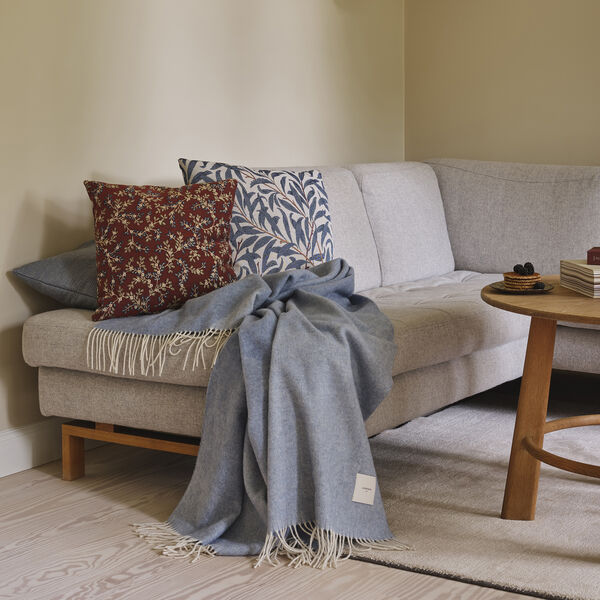 Lenta Cushion, faded blue, Compliments