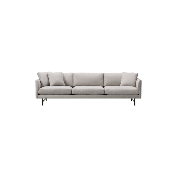 5623 Calmo 80 3-seater Sofa, beige/black, Fredericia Furniture