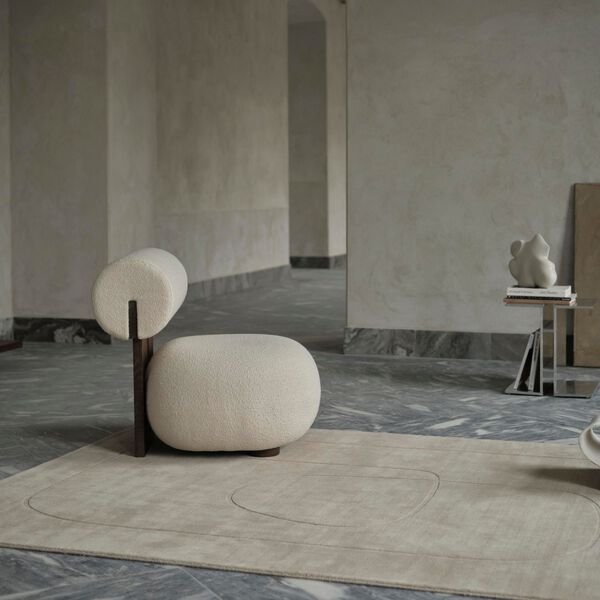 Cursive Expanse Rug, beige, Linie Design