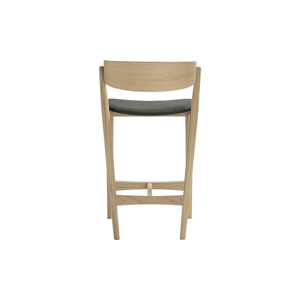 Sibast No 7 Bar Chair, white oiled oak/dark grey, Sibast Furniture