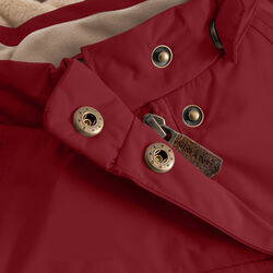 MATWANG Fleece Lined Winter Jacket, red merlot, Mini A Ture