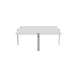 PK65&trade; Coffee Table, white rolled, Fritz Hansen
