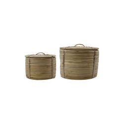 HDRound Basket set, natural, House Doctor
