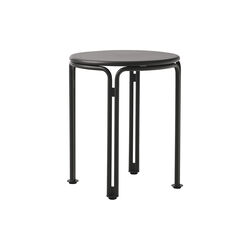 Thorvald SC102 Outdoor Side Table, warm black, &Tradition