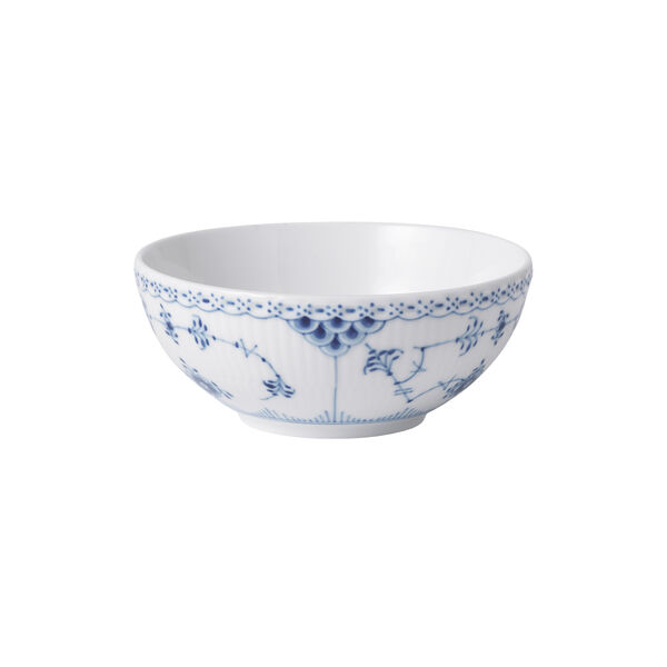 Blue Fluted Half Lace Deep Bowl 50 cl, Royal Copenhagen