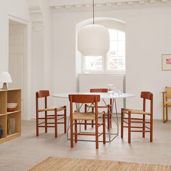 J39 Mogensen Chair, herritage red/natural, Fredericia Furniture