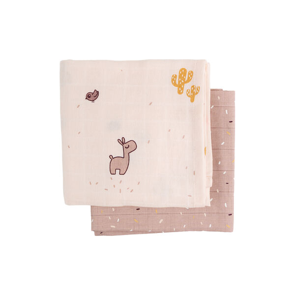 Lalee 2-pack Swaddle, powder, Done by Deer