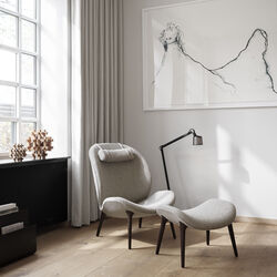 VIPP466 Lodge Lounge Chair, light-grey, Vipp