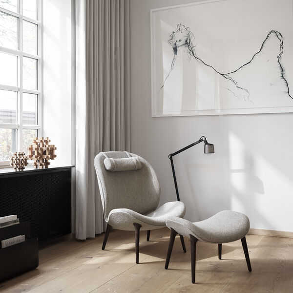 VIPP466 Lodge Lounge Chair, light-grey, Vipp