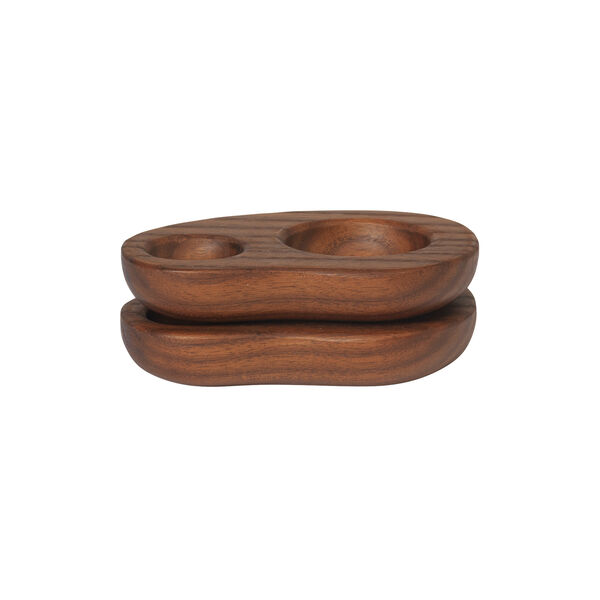 Cairn natureg Holder 2 stk., dark brown, Ferm Living