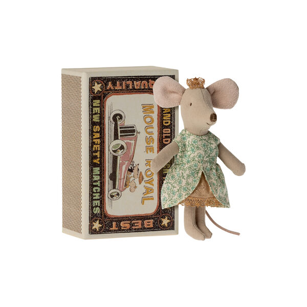 Little Sister Princess Mouse in Matchbox, Maileg