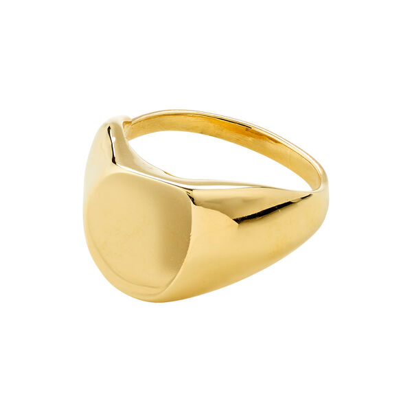 PRESENCE ring, gold plated, Pilgrim