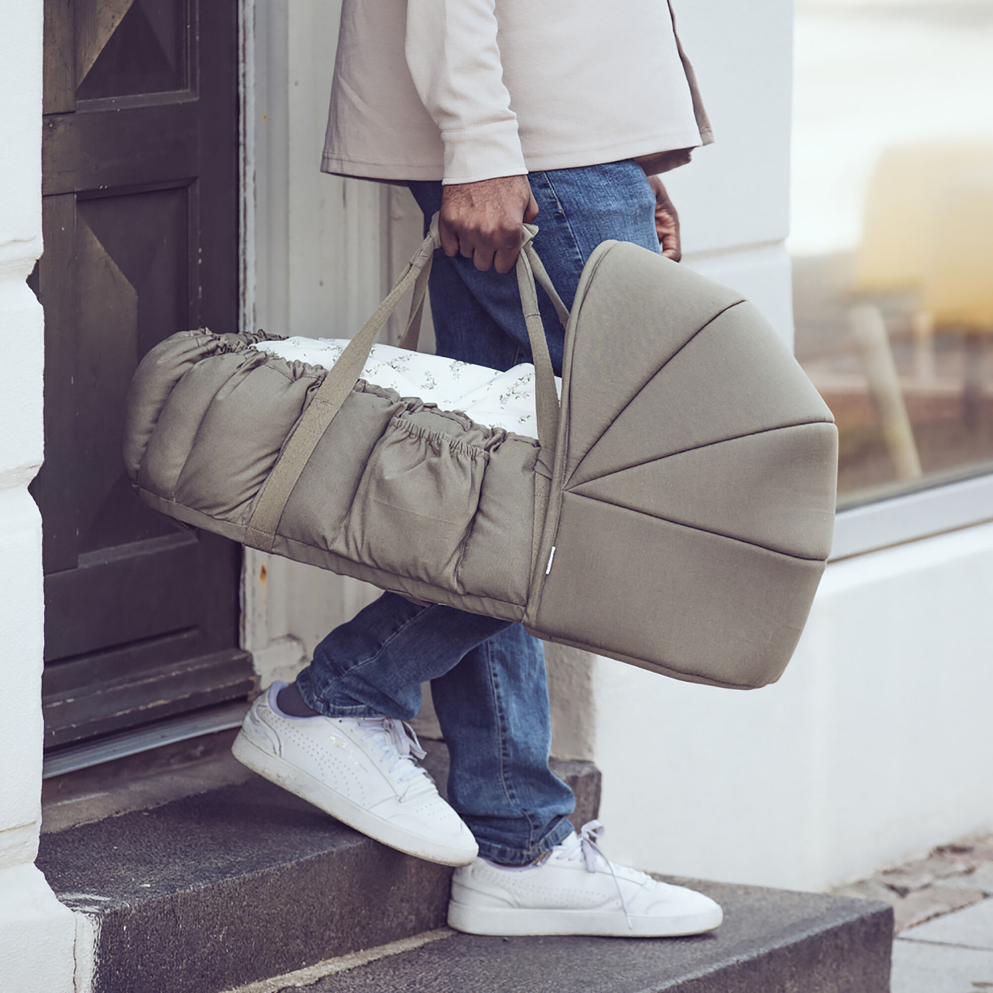 Hood for 3-in-1 Baby Nest, dark olive