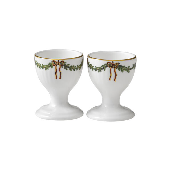 Star Fluted Christmas Egg Cup, 2 pcs., Royal Copenhagen