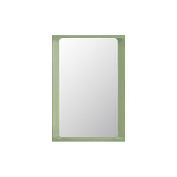 Arced Mirror, light green, Muuto